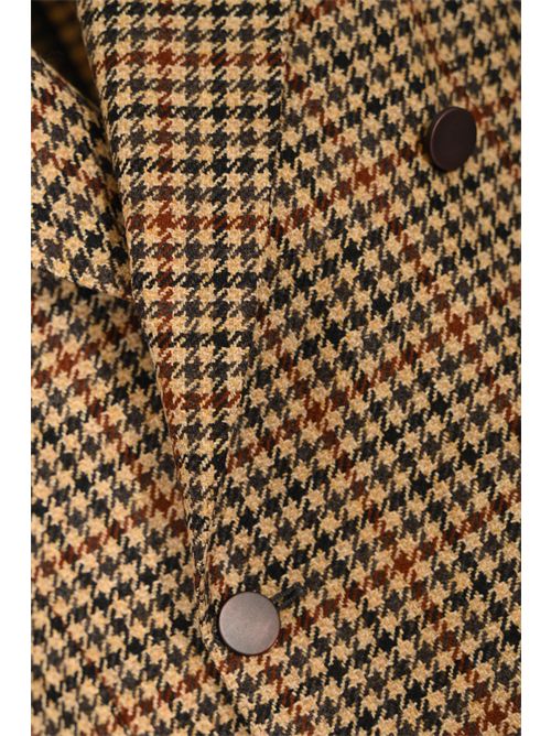 Giacca doppiopetto in misto lana e cashmere pied de poule Tagliatore | 1SMC20K 440009 25I442 A503542